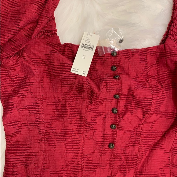 LAST CALL Anthropologie romantic puff sleeved blouse - Picture 6 of 6